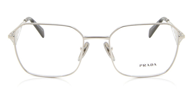 Prada PR A51V 1BC1O1 Square Silver Eyeglasses  display picture 3