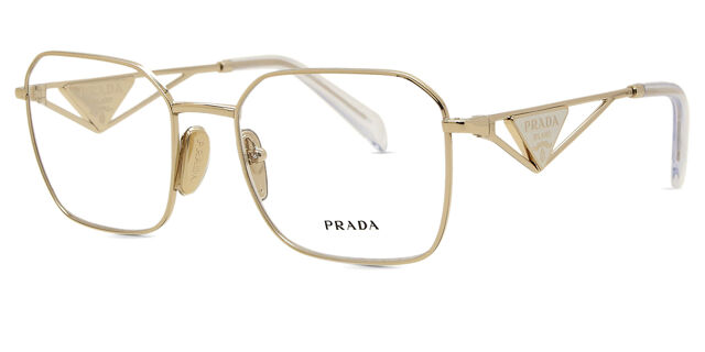 Prada PRA51V 1BC1O1 Women Silver Square Eyeglasses Authentic NEW Prada PR A51V 1BC1O1 Square Silver Eyeglasses  main image 2