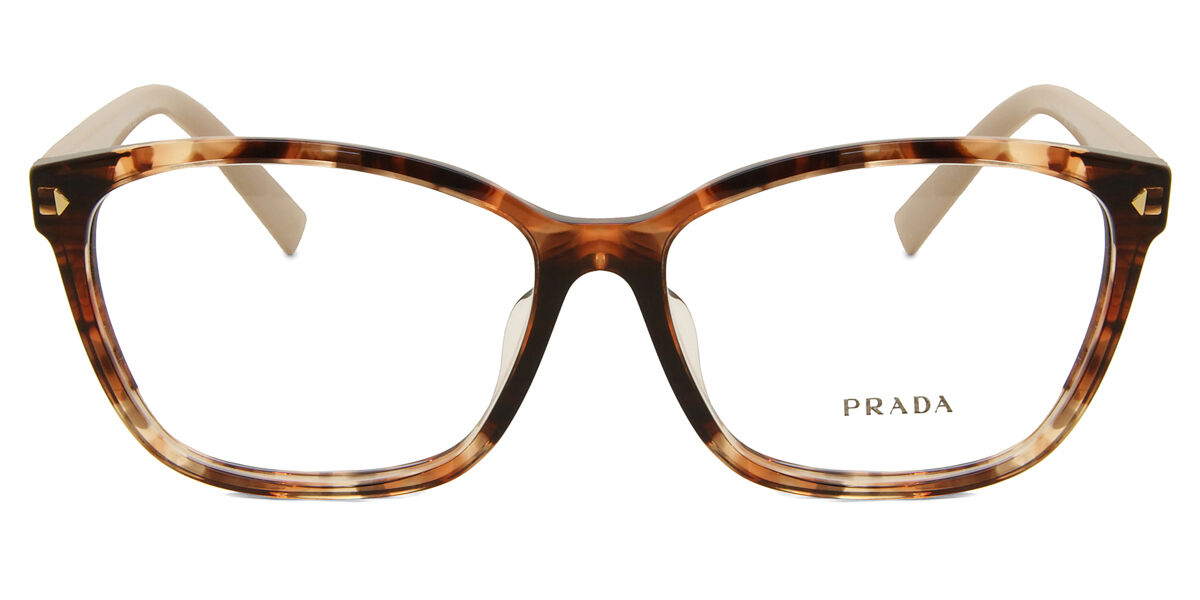 Prada PR 15ZVF Asian Fit 1AB1O1 Black Eyeglasses | SmartBuyGlasses US