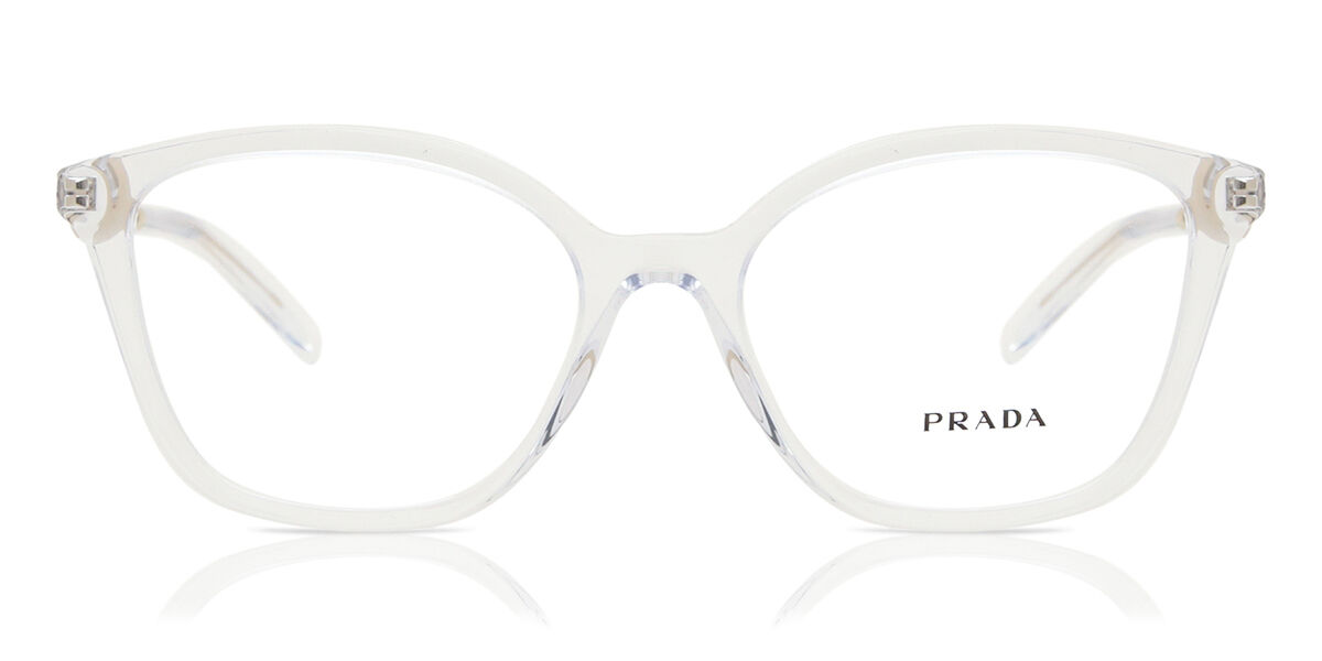 Prada PR 02ZV 2AZ1O1 Square Clear Eyeglasses | SmartBuyGlasses US