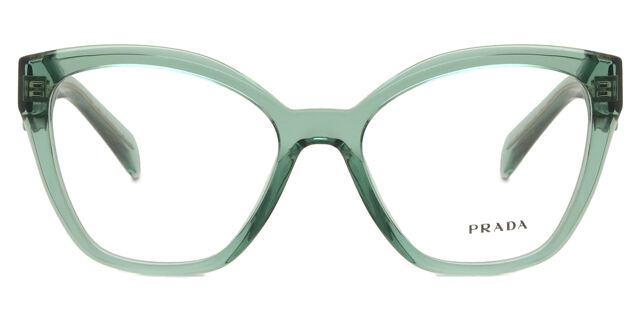 Prada PR 20ZV 11R1O1 Cat Eye Transparent Sage Eyeglasses  display picture 2
