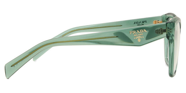 Prada PR 20ZV 11R1O1 Cat Eye Transparent Sage Eyeglasses  display picture 1