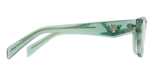 Prada PR 21ZV 11R1O1 Cat Eye Transparent Sage Eyeglasses  display picture 3