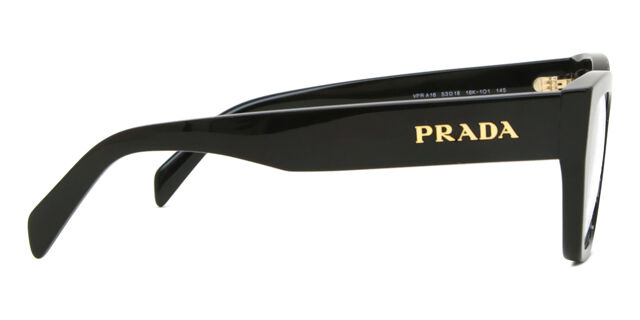 Prada Black and Gold Glasses with Case Prada PR A51S 15N01T Sunglasses - US main image 3