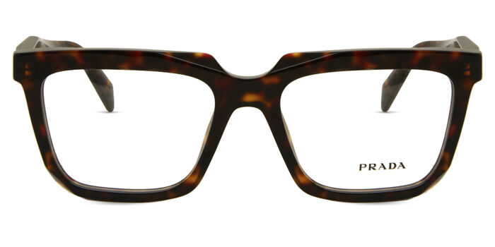 Prada PR A19V 14P1O1 Square Caramel Tortoise Eyeglasses  display picture 2