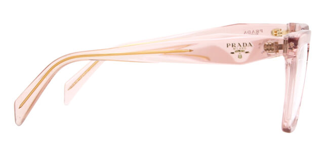 Prada PR A19V 19Q1O1 Square Transparent Peach Pink  display picture 3
