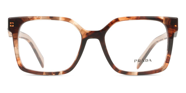 NEW Prada PR B03V Black Tortoise Square Eyeglasses Frames Prada PR B03V Eyeglasses Frames in Black Tortoise – Designer  main image 2
