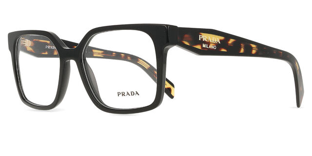 Prada PR B03V 3891O1 Square Black Eyeglasses  display picture 1