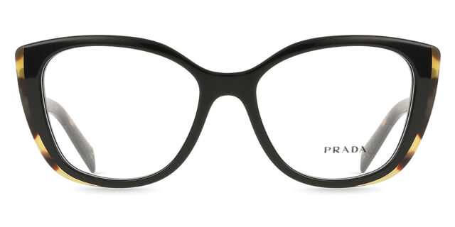 Prada PR B04V 3891O1 Cat Eye Black On Medium Tortoise  display picture 3
