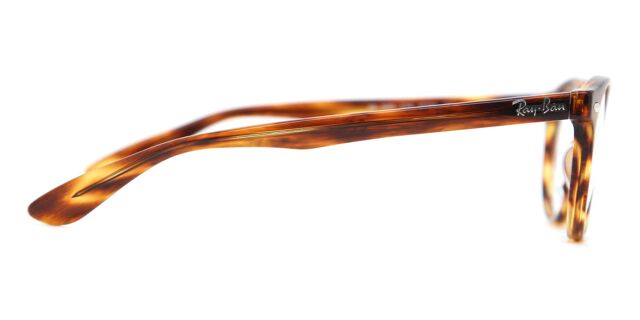 Ray-Ban RX5283 Icons 2144 Oval Striped Havana Eyeglasses  display picture 1