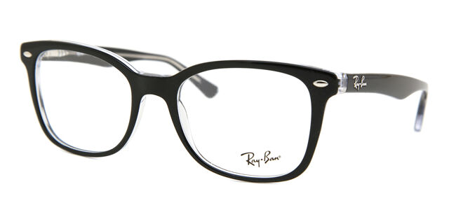 Ray-Ban Highstreet Sunglasses with Two Tone Black & White frame Ray-Ban Highstreet Sunglasses Two Tone Black White Gray  main image 4