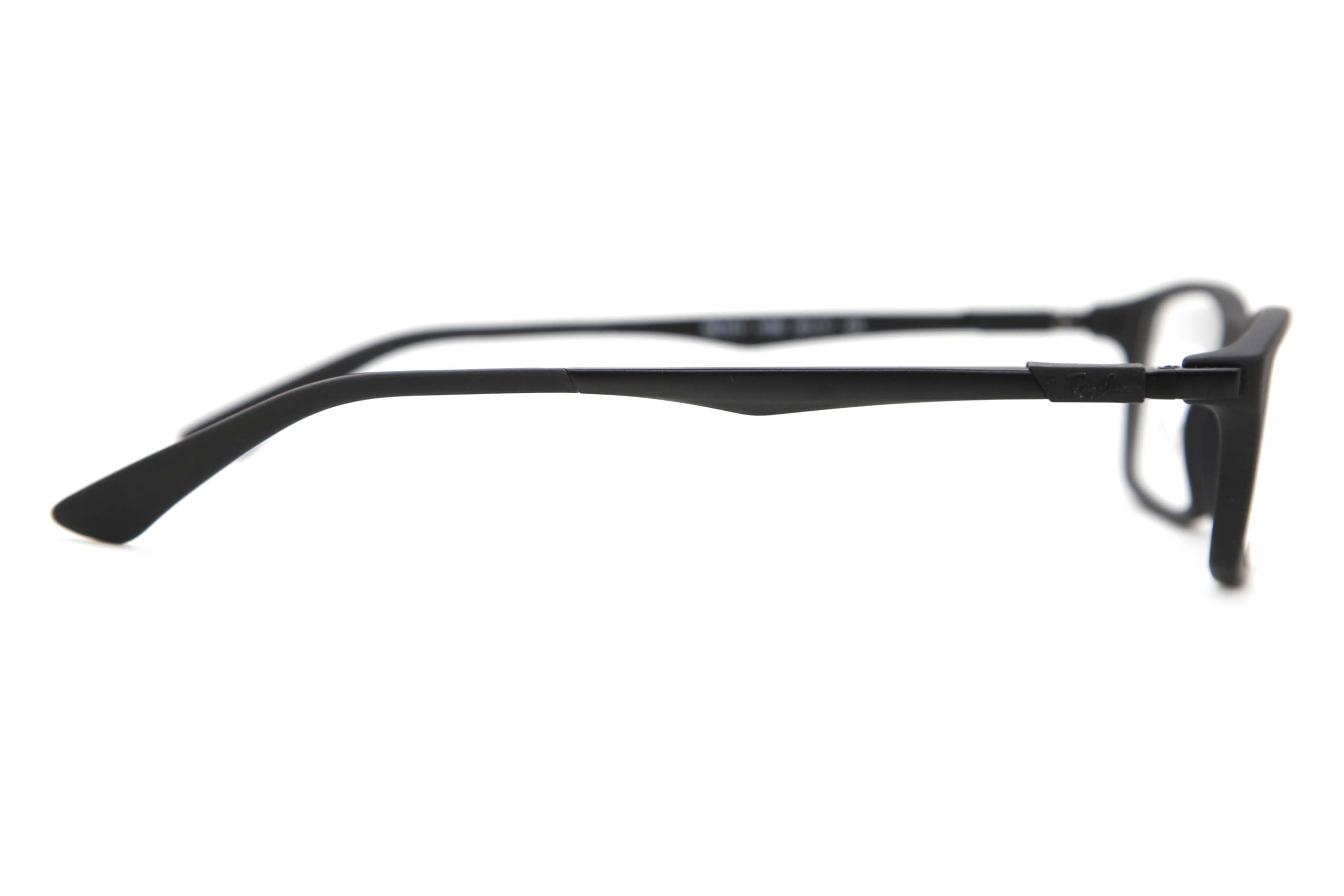 Rayban サングラス　io Ray-Ban RX7017 Active Lifestyle 5196 Rectangle Matte Black