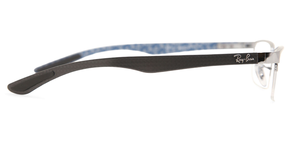 Ray-Ban RX8412 Carbon Fibre 2502 Browline Grey Eyeglasses