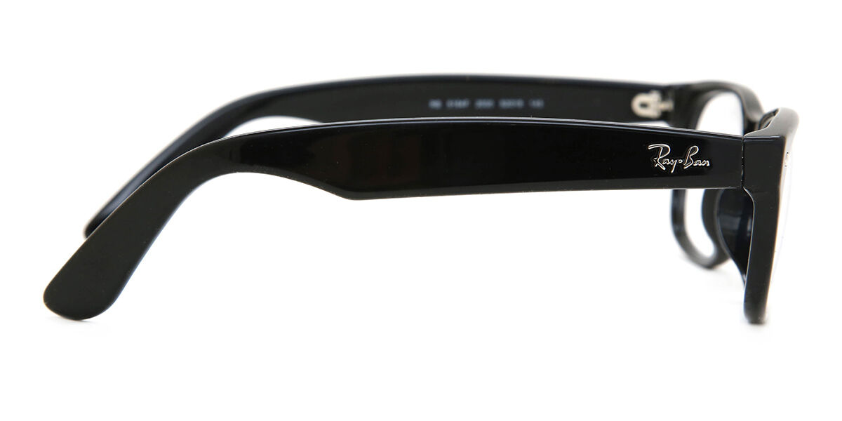 Ray-Ban RX5184F New Wayfarer Asian Fit 2000 Shiny Black Eyeglasses