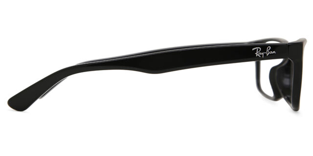 Ray-Ban RX5296D Asian Fit 2000 Rectangle Black Eyeglasses