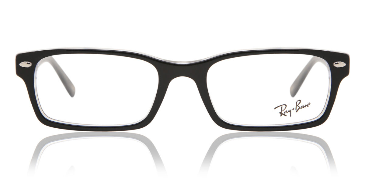 Ray-Ban RX5206 Highstreet 2034 Rectangle Black Eyeglasses