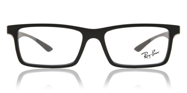 Ray-Ban RX8901 Carbon Fibre 5843 Rectangle Black Eyeglasses