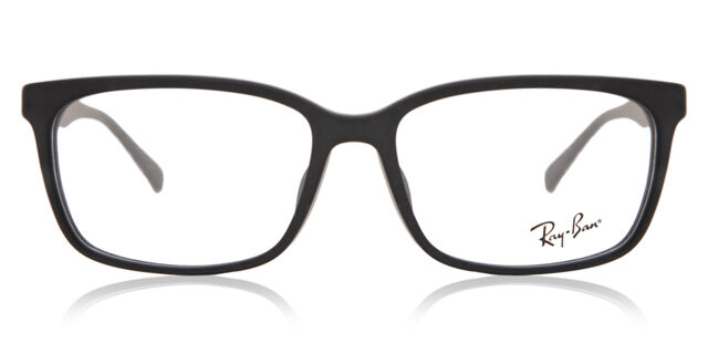 Ray-Ban RX5319D Asian Fit 2477 Square Matte Black Eyeglasses 