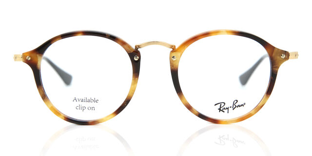 Ray-Ban RX2447V Round Fleck 5494 Oval Tortoiseshell  display picture 1