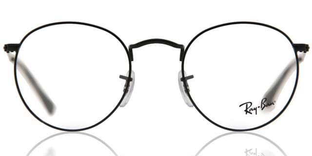 Ray-Ban RX3447V Round Metal 2503 Matte Black Eyeglasses  display picture 2