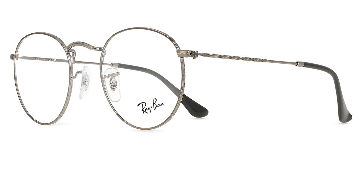 Ray-Ban RX3447V Round Metal 2620 Matte Gunmetal Eyeglasses