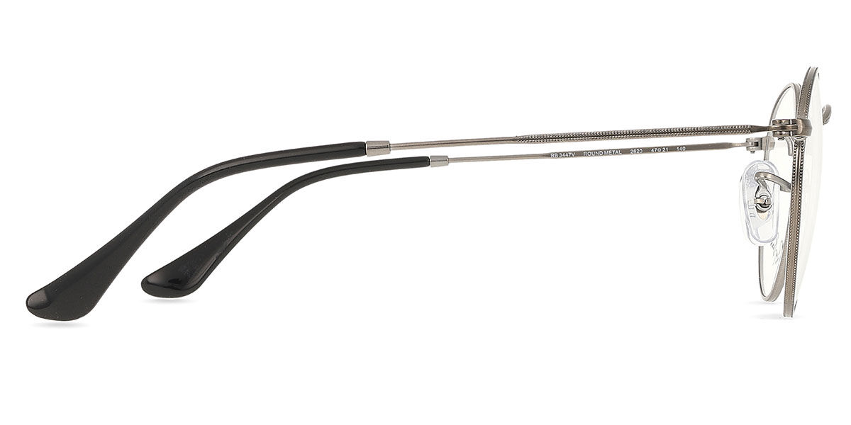 Ray-Ban RX3447V Round Metal 2620 Matte Gunmetal Eyeglasses