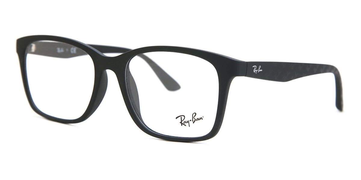 Ray-Ban RX7059D Asian Fit 5196 Square Black Eyeglasses
