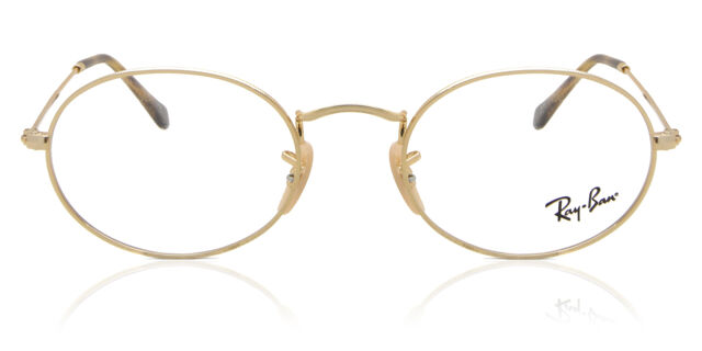Ray-Ban RX3547V 2500 Oval Arista Gold Eyeglasses | SmartBuyGlasses US