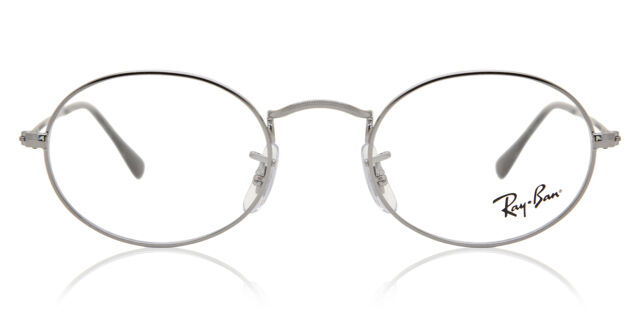 Ray-Ban RX3547V 2502 Oval Gunmetal Eyeglasses | SmartBuyGlasses US