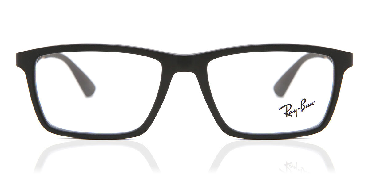 Ray-Ban RX7056 5644 Square Matte Black Eyeglasses | SmartBuyGlasses US