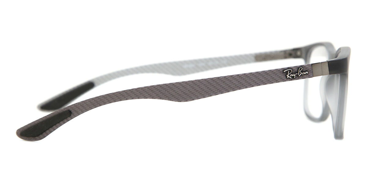 Ray-Ban RX8903 5244 Square Matte Transparent Grey Eyeglasses
