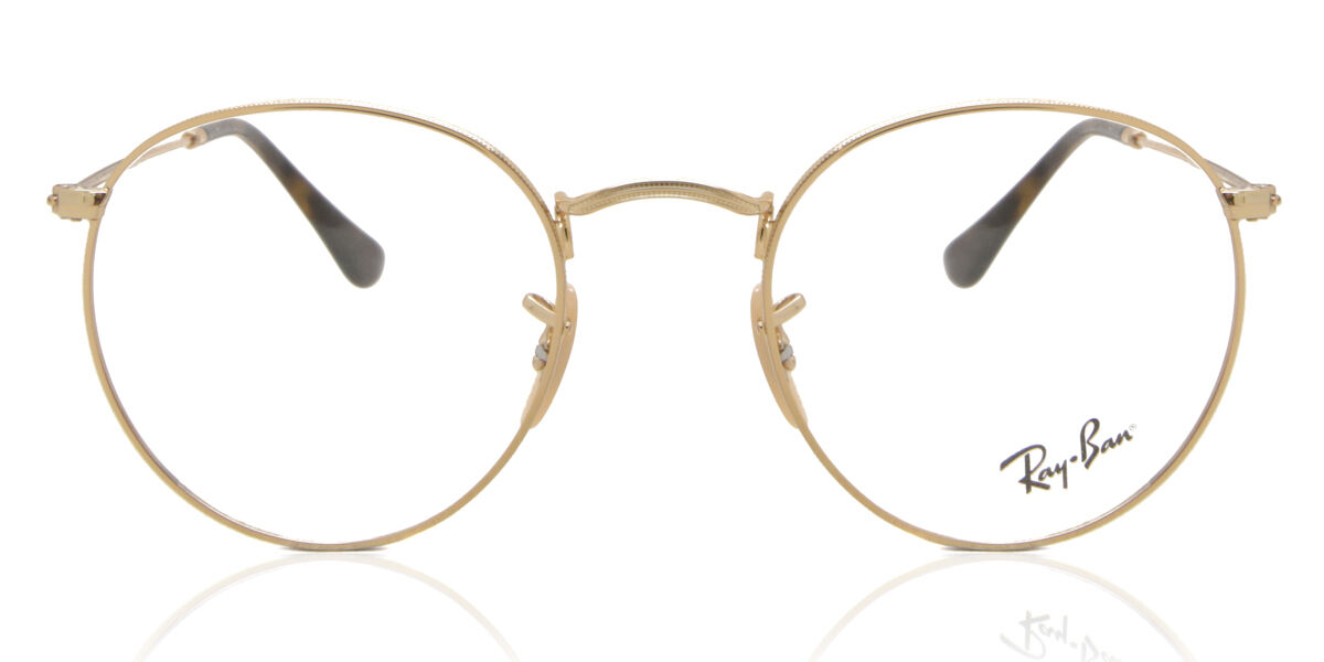 Ray-Ban RX3447V Round Metal 2500 Round Gold Eyeglasses