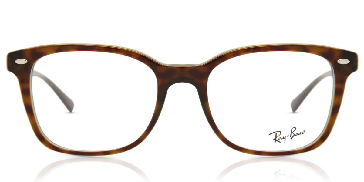 Ray-Ban RX5285 Highstreet 2383 Square Top Havana On Green