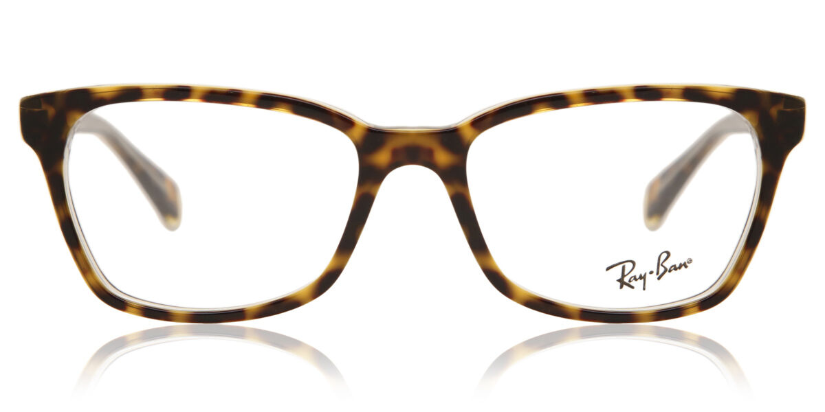 Ray-Ban RX5362 5082 Cat Eye Top Havana On Transparent Eyeglasses