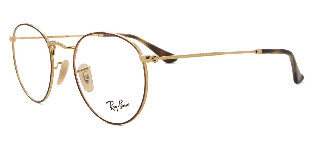 Ray-Ban RX3447V Round Metal 2945 Havana/Gold Eyeglasses