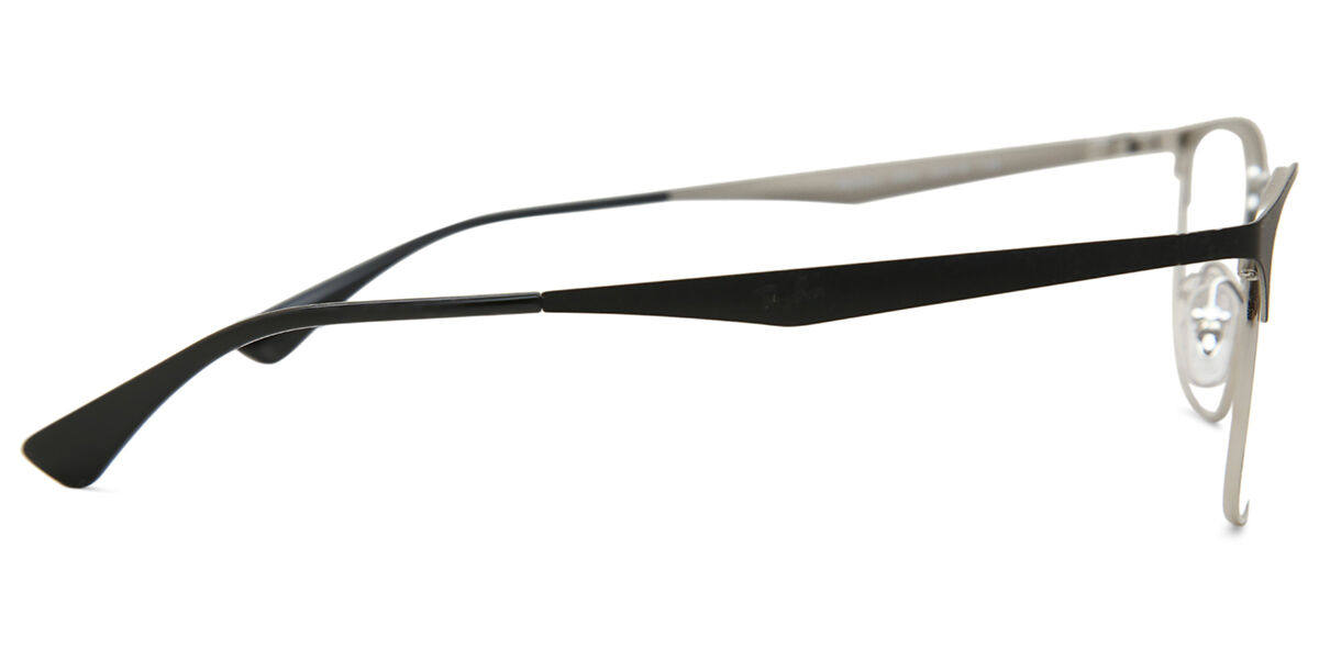 Ray-Ban RX6421 2997 Square Silver On Top Matte Black Eyeglasses