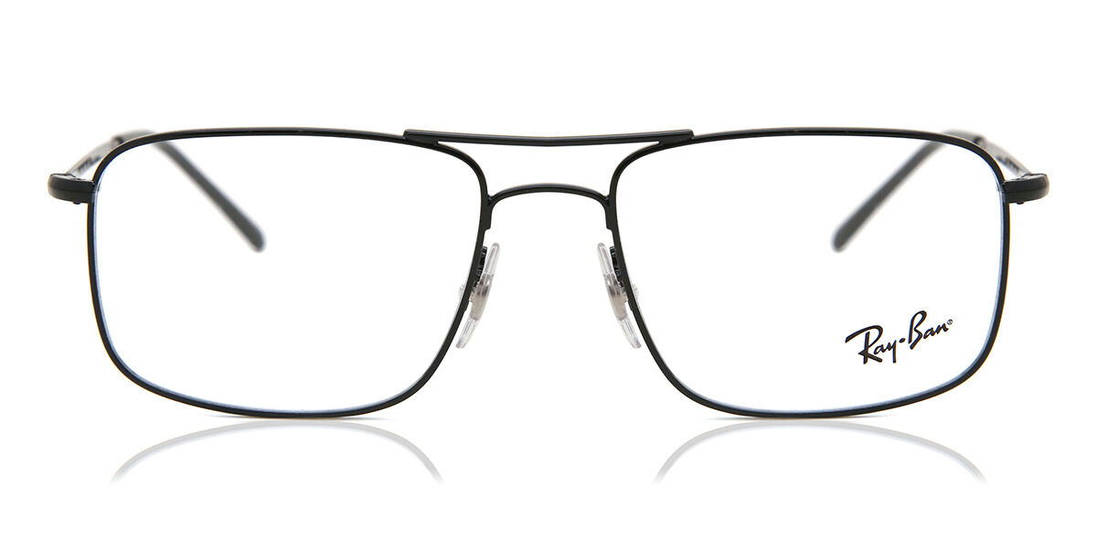 Rayページ Ray-Ban RX6434 2509 Aviator Black Eyeglasses | SmartBuyGlasses US