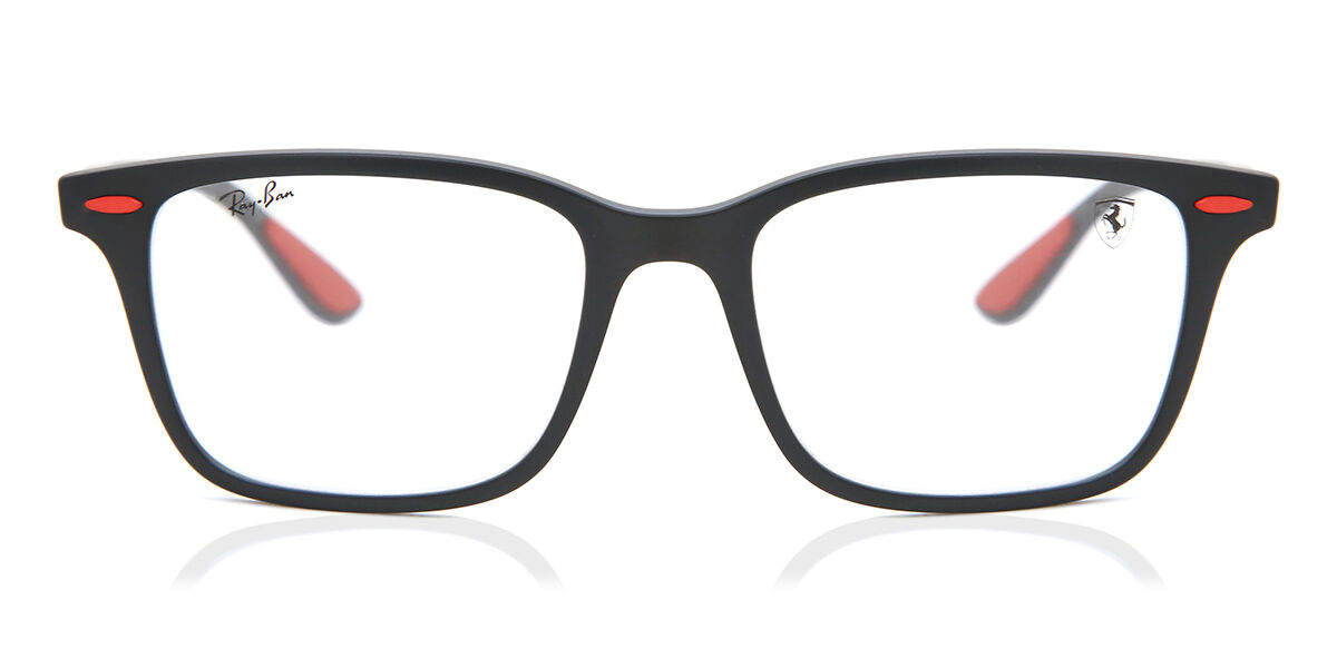 Ray-Ban RX7144M Ferrari F602 Square Matte Black Eyeglasses