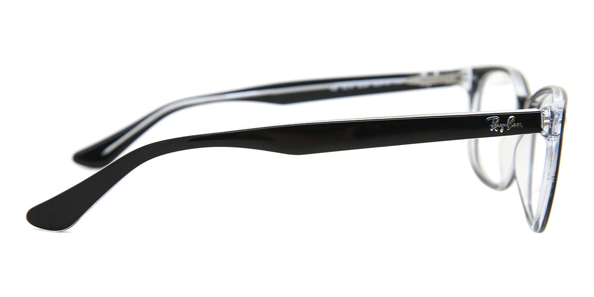 Ray-Ban RX5375 2034 Square Black Clear Eyeglasses | SmartBuyGlasses US