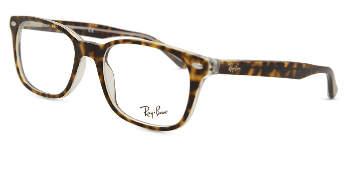 タ*ン様 Rayban その他2点 Ray-Ban RX5375 5082 Square Top Havana On Transparent Eyeglasses