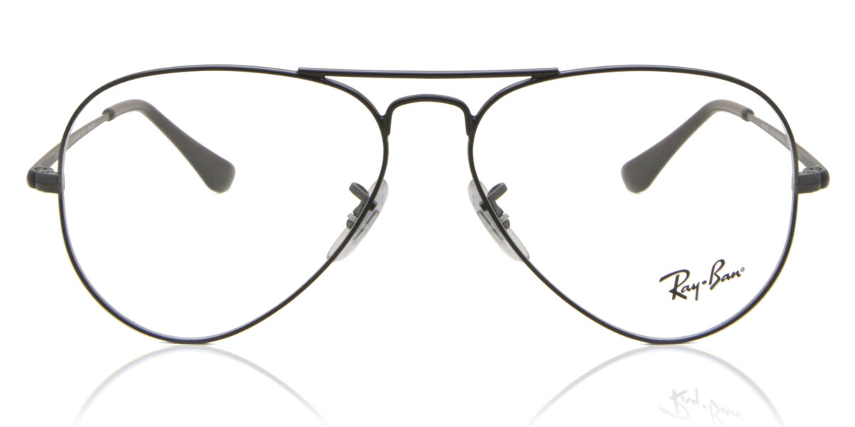 Ray-Ban RX6489 2503 Aviator Matte Black Eyeglasses