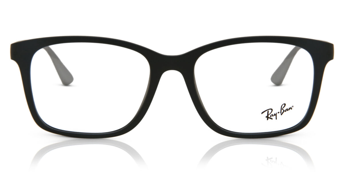 Ray-Ban RX7059D Asian Fit 5555 Square Black Eyeglasses