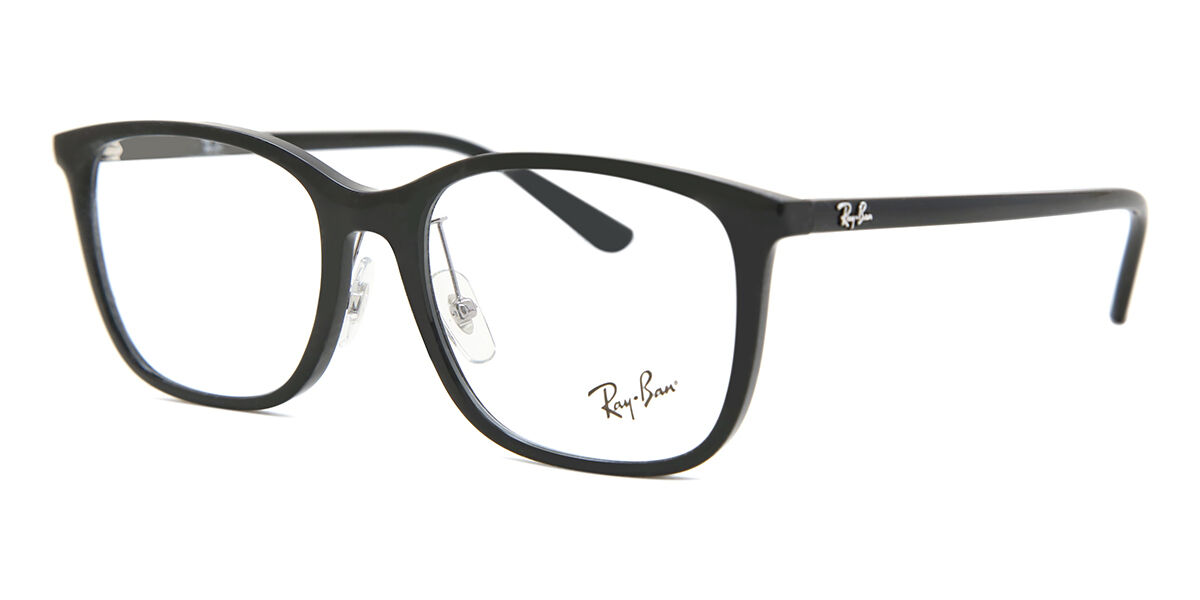 Ray-Ban RX7168D Asian Fit 2000 Square Black Eyeglasses