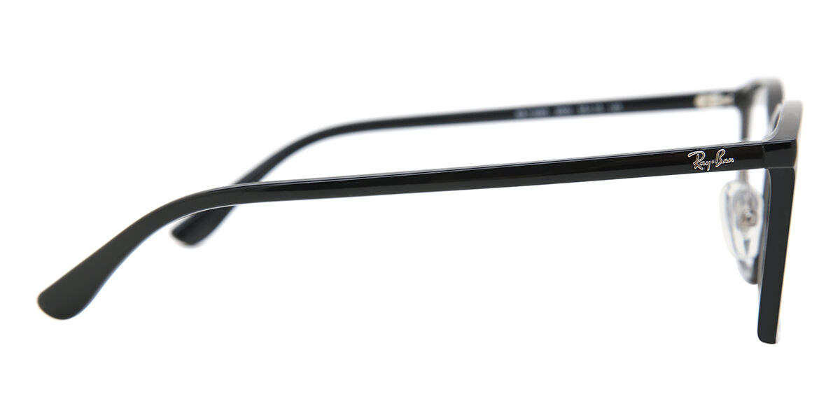Ray-Ban RX7168D Asian Fit 2000 Square Black Eyeglasses