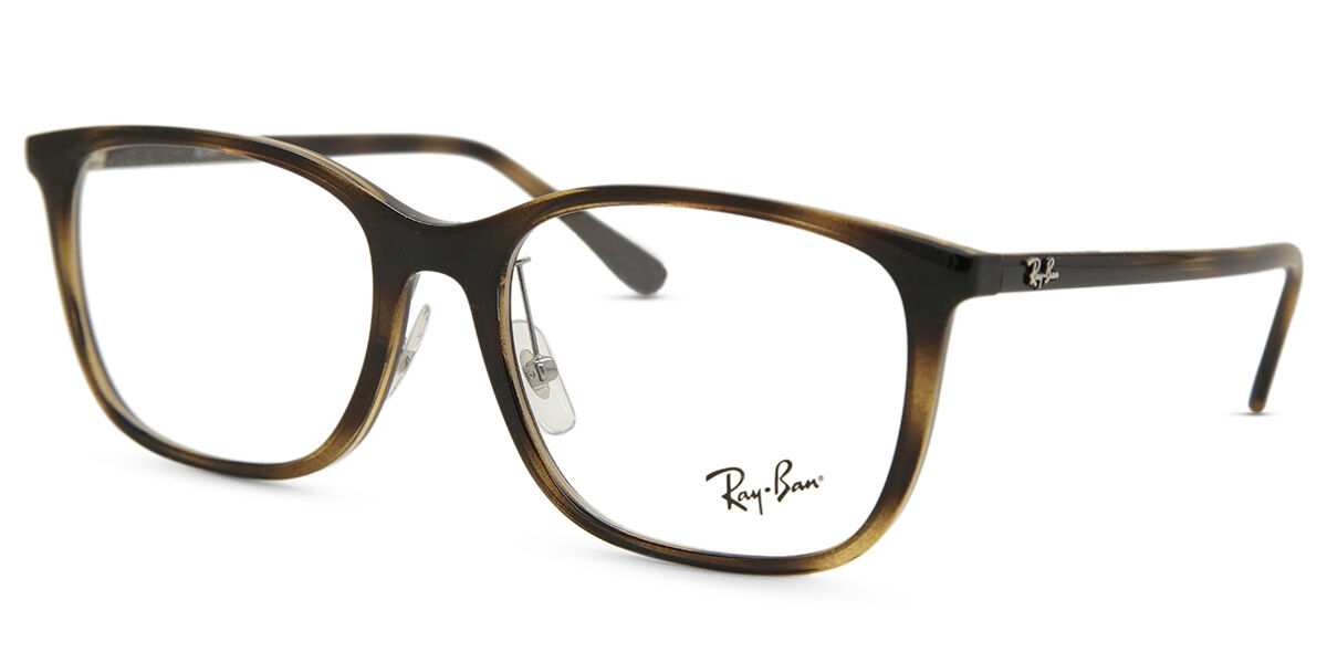 Ray-Ban RX7168D Asian Fit 2012 Square Havana Eyeglasses