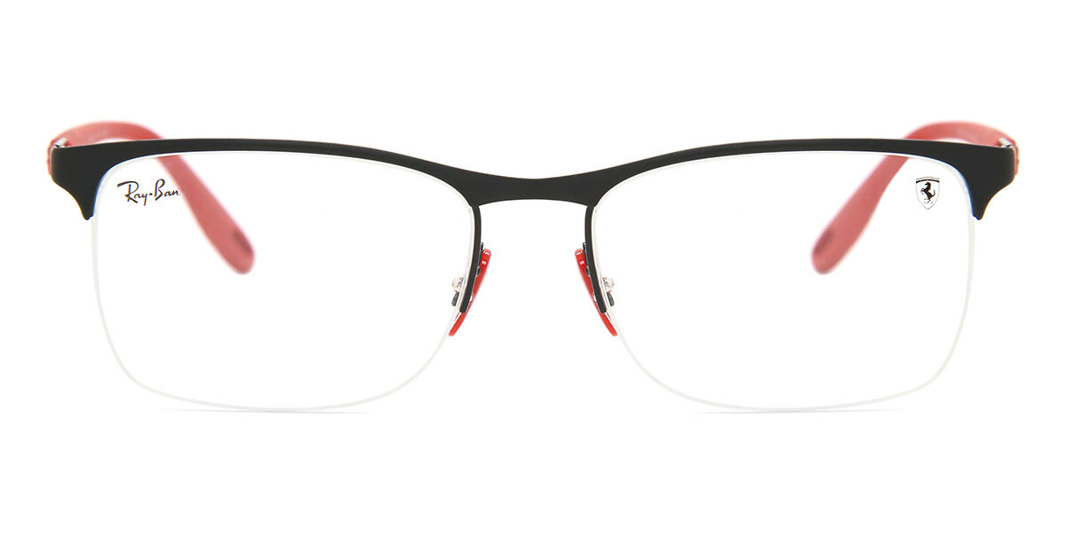 Ray-Ban RX8416M Ferrari F041 Rectangle Matte Black On Black