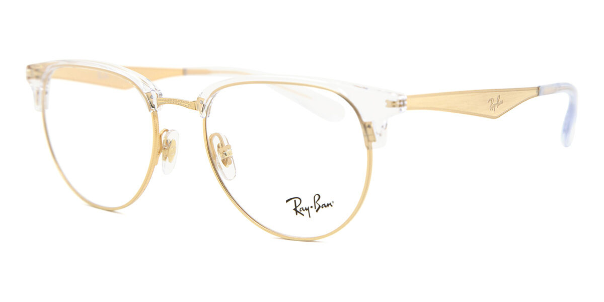 Ray-Ban RX6396 5762 Cat Eye Gold Eyeglasses | SmartBuyGlasses US