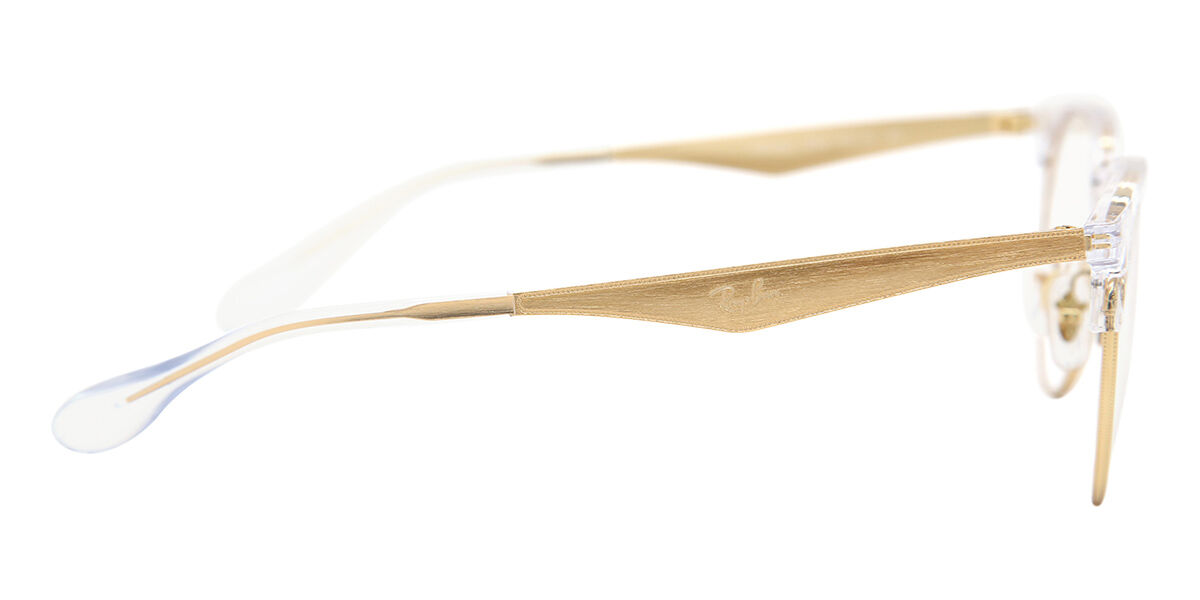 Ray-Ban RX6396 5762 Cat Eye Gold Eyeglasses | SmartBuyGlasses US