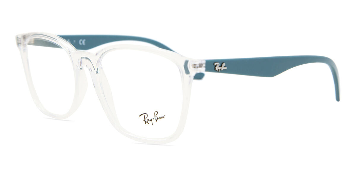 Ray-ban レイバン メガネフレーム スケルトン RB7177F 5994 Ray-Ban RX7177 5994 Square Transparent Crystal Eyeglasses