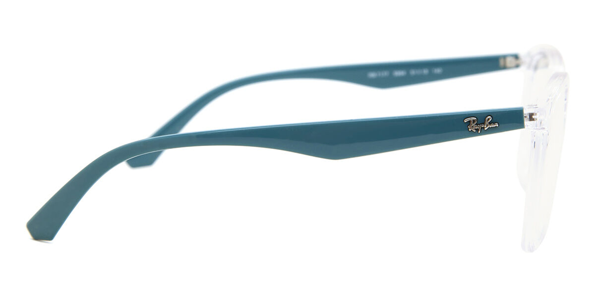 Ray-Ban RX7177 5994 Square Transparent Crystal Eyeglasses